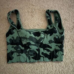 Trendy Camouflage Crop Top